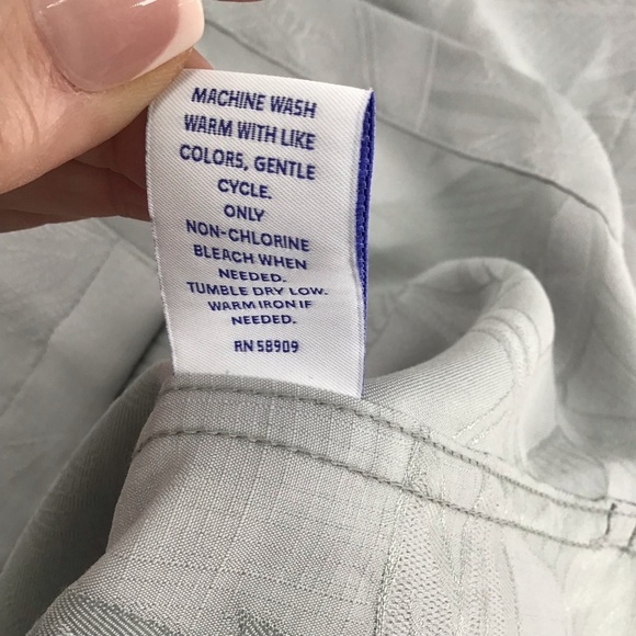 Caribbean Men’s Bird of Paradise textured Short Sleeve Woven Shirt NWT Size M - Picture 7 of 8